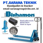 PT SARANA TEKNIK HAND PALLET Stainless Steel Pallet Truck HAND PALLET AND STACKER BISHAMON 1